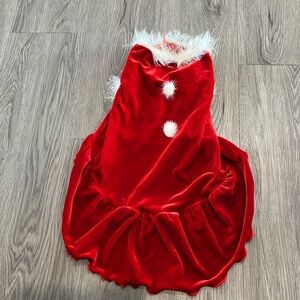 Hip Doggie velvet Christmas dress in XS big dog🐶💕
